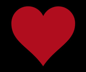 Love T-shirt heart graphic
